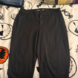 Old navy high rise pixie never fade black pant suit size 8